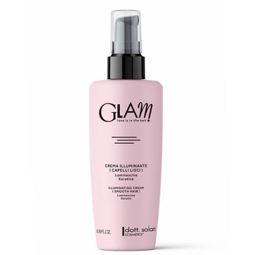 Glam Κρέμα Λείανσης & Λάμψης Illuminating Smooth Hair - Ιδανική για χρήση μετά τη θεραπεία κερατίνης - 200ml