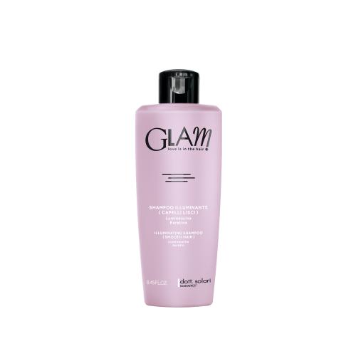 Glam Σαμπουάν Λείανσης & Λάμψης Illuminating Smooth Hair Κατάλληλο για χρήση μετά από θεραπείες Iσιωτικής / Κερατίνης / Brazillian 250ml