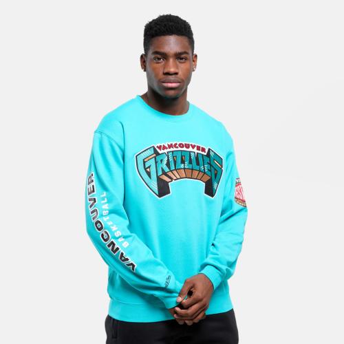 Mitchell & Ness Nba There And Back Fleece Crew Gri (9000181411_69425)