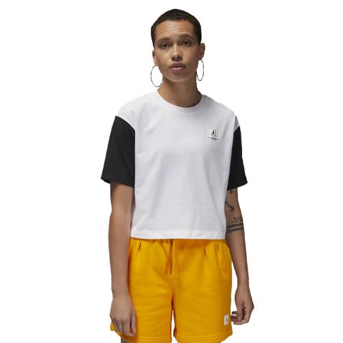 Jordan Essentials Γυναικείο T-Shirt DO5038-101 WHITE/BLACK