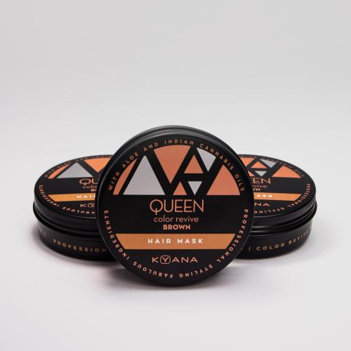 Queen χρωμομάσκα – καφέ