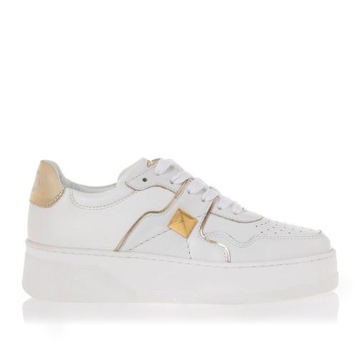 Γυναικεία Sneakers Sante 23-109 Λευκό-Χρυσό