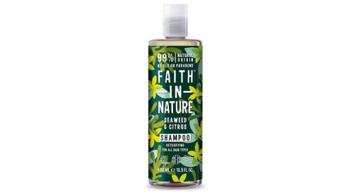 Faith in Nature Σαμπουάν με Θαλάσσια Φυτά & Κίτρο για Όλους τους Τύπους Μαλλιών 400ml