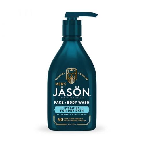 Jason Men's Ενυδατικό Σαπούνι Προσώπου/Σώματος με Θαλάσσια Ορυκτά & Ευκάλυπτο 473 ml