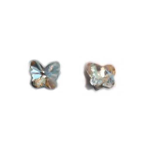 Le Bijoux Vert Υποαλλεργικά Σκουλαρίκια Ατσάλινα Butterfly Crystal