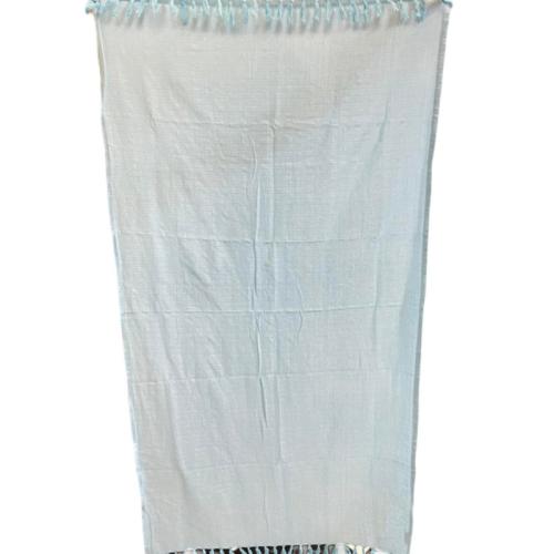 Πετσέτα θαλάσσης μονόχρωμη (90x170εκ) ΓΑΛΑΖΙΟ
