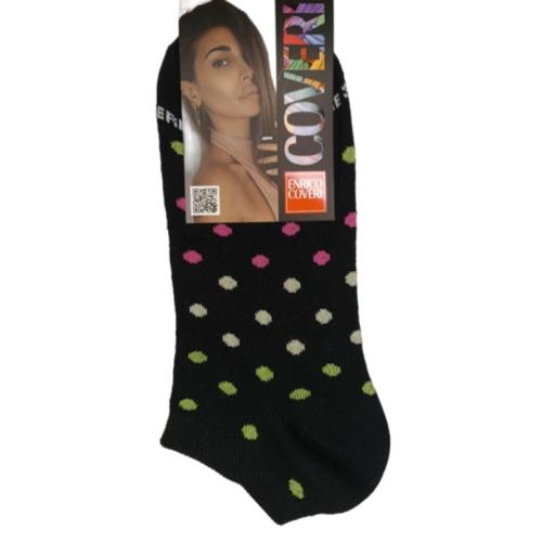 Τερλίκι κάλτσα Γυναικεία με σχέδιο 'Βούλες' | 13ASS ΜΑΥΡΟ