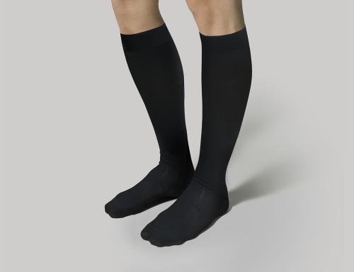 Αντρικές Κάλτσες Διαβαθμισμένης Συμπίεσης με Βαμβάκι Black