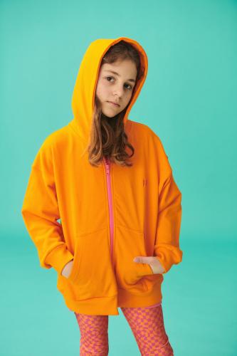 PCP Παιδική Ζακέτα για Κορίτσι Έντονο Πορτοκαλί