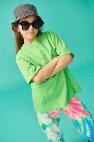 PCP Παιδικό Μπλουζάκι για Κορίτσι Λαχανί