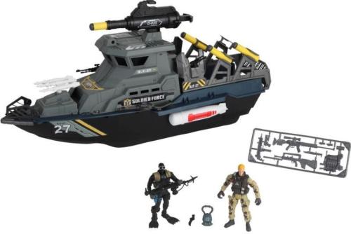 CM Soldier Force-Ναυτικό Στρατιωτικό Πλοίο Playset (545011)