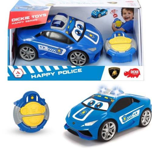 Dickie Τηλεκατευθυνόμενο Happy Lamborghini Huracan Police 27cm (203816030)