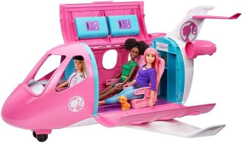 Barbie Αεροπλάνο Και Κούκλα Dreamhouse Adventures (GJB33)