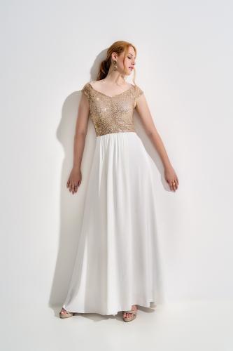 Φόρεμα αμπιγιέ με VE-8025A