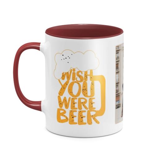 Wish You Were Beer! - Κούπα Marron Απλή