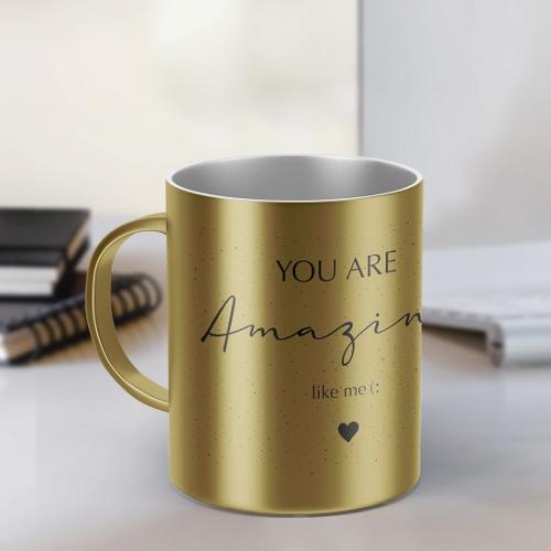 You Are Amazing - GLAM Κούπα Χρυσό Mirror Mirror
