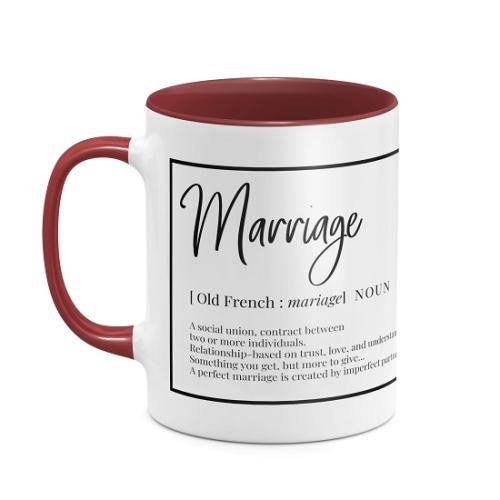 What is Marriage - Κούπα Marron Απλή