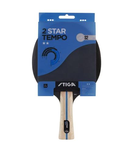 STIGA 2-STAR TEMPO CONCAVE TABLE TENNIS BAT 1212-3416-01 Ο-C