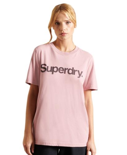 SUPERDRY CL TEE W1010710A-10R Ροζ