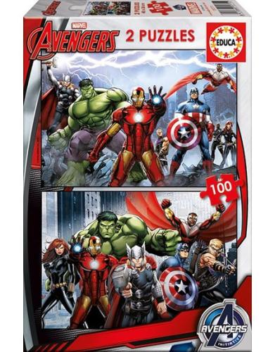 Παζλ Educa Marvel Avengers 2 x 100pcs - 15771