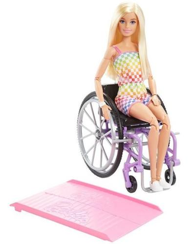 Mattel Κουκλα Barbie Fashionistas & Αναπηρικο Αμαξιδιο - HJT13