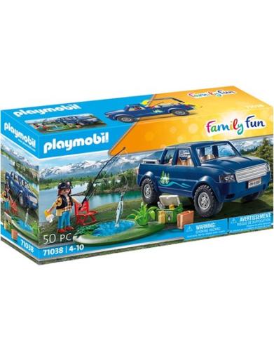 Playmobil Family Fun Ψαρας & Οχημα Pick-Up - 71038