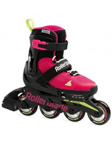 Rollerblade Αυξομειούμενα Πατίνια Microblade Pink/Light Green - 43.072219/PN/GR/28