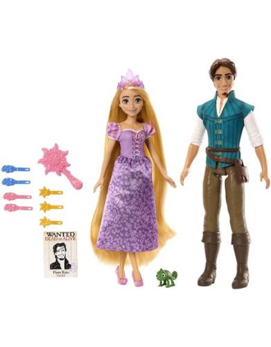 Disney Princess Κουκλα Rapunzel & Flynn Mattel - HLW39