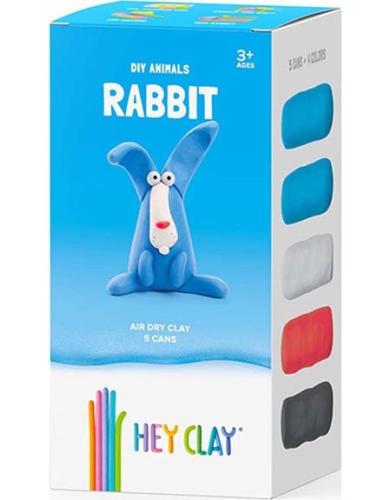 Hey Clay Claymates Diy Animals Rabbit - 440024
