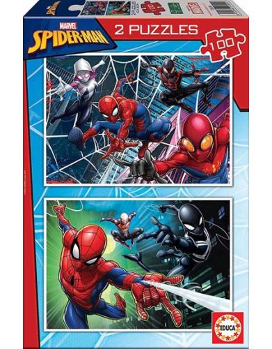Παζλ Educa Spider-Man 2 x 100pcs - 18101