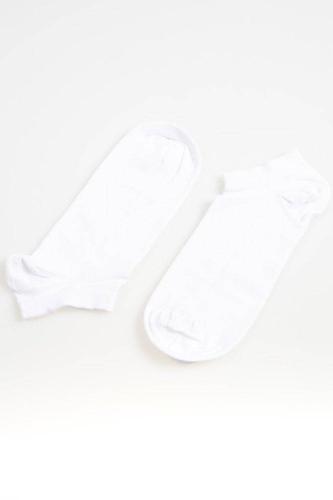Μονόχρωμες κάλτσες χαμηλές (Λευκό)