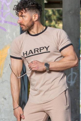 T-Shirt Harpy με στάμπα (Μπεζ)