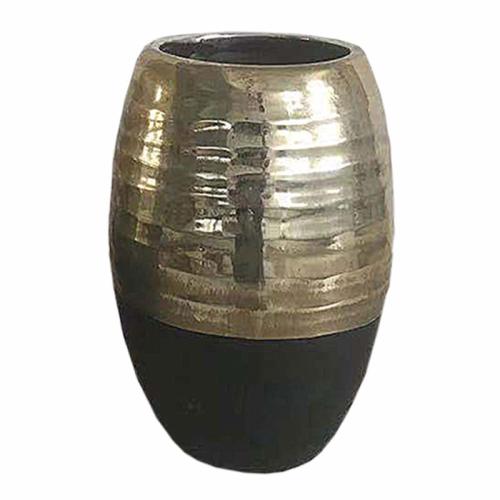 Διακοσμητικό Βάζο Κεραμικό Χρυσό-Μαύρο Art et Lumiere 10583 19cm X 28.5cm