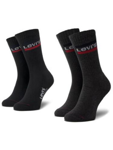 Σετ 2 ζευγάρια ψηλές κάλτσες unisex Levi's®
