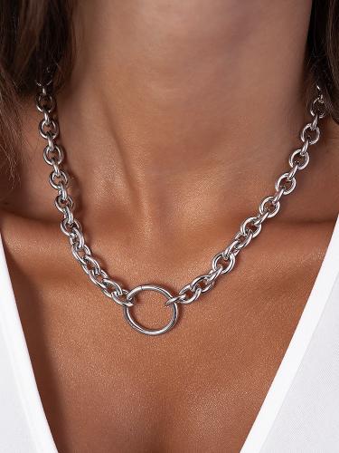 VALLIERE SILVER CHAIN NECKLACE