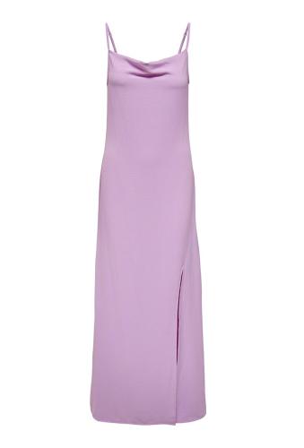 MAXI DRESS ONLY MAI S/L WATERFALL PURPLE ROSE ONLY