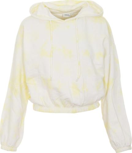 HOODIE ONLY TIE DYE HELLA LIFE L/S PALE GREEN / YELLOW ONLY