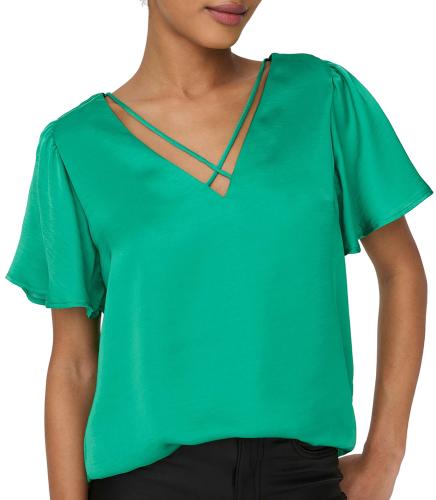 V-NECK TOP ONLY JANE SS SIMPLY GREEN ONLY