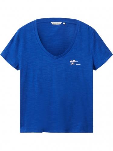 Γυναικείο T-shirt Μπλε Tom Tailor 036550-14531