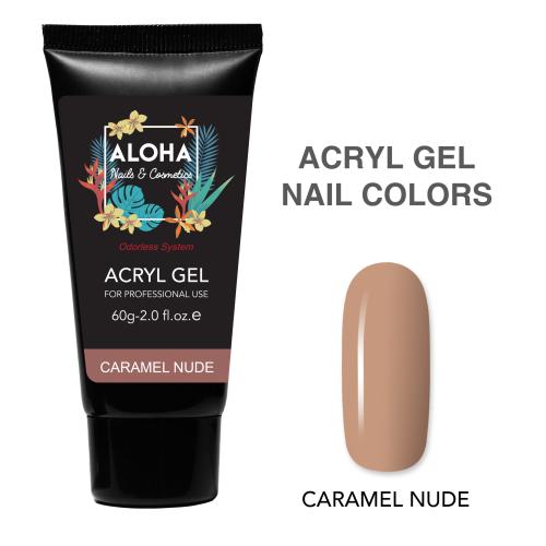 Aloha Acryl Gel UV/LED 60 gr - Caramel Nude (Φυσικό καραμελέ)