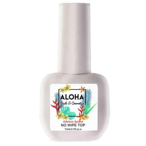 Ημιμόνιμο βερνίκι Aloha 15ml - Extra Shine No Wipe Top Coat / Ημιμόνιμο Top χωρίς σκούπισμα