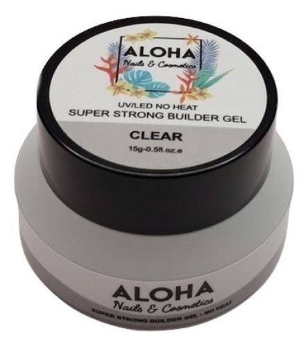 Super Strong No Heat Builder Gel 15g - Aloha Nails +amp; Cosmetics / Χρώμα: Clear (Διάφανο)