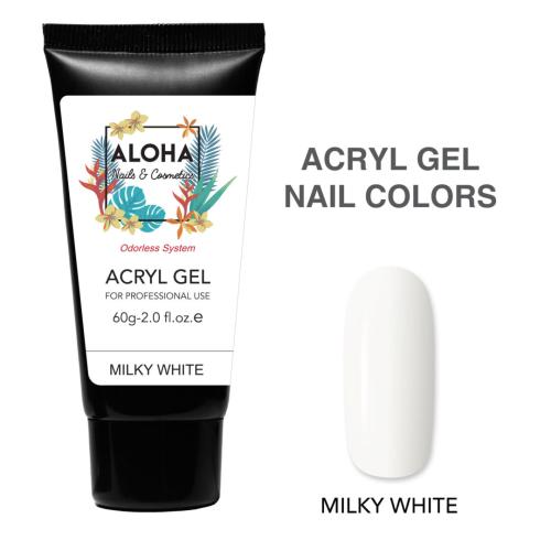 Aloha Acryl Gel UV/LED 60 gr - Milky White (Γαλακτερό)