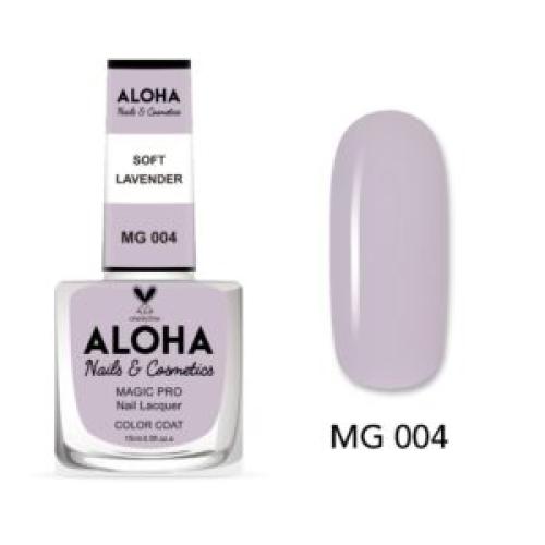 Βερνίκι Νυχιών 10 ημερών με Gel Effect Χωρίς Λάμπα Magic Pro Nail Lacquer 15ml – MG 004 / ALOHA Nails & Cosmetics