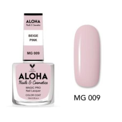 Βερνίκι Νυχιών 10 ημερών με Gel Effect Χωρίς Λάμπα Magic Pro Nail Lacquer 15ml – MG 009 / ALOHA Nails & Cosmetics