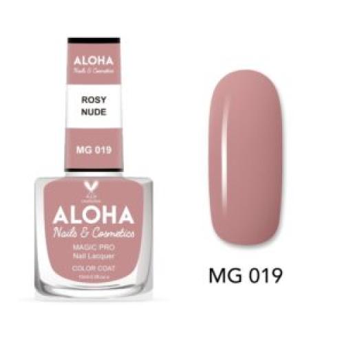 Βερνίκι Νυχιών 10 ημερών με Gel Effect Χωρίς Λάμπα Magic Pro Nail Lacquer 15ml – MG 019 / ALOHA Nails & Cosmetics