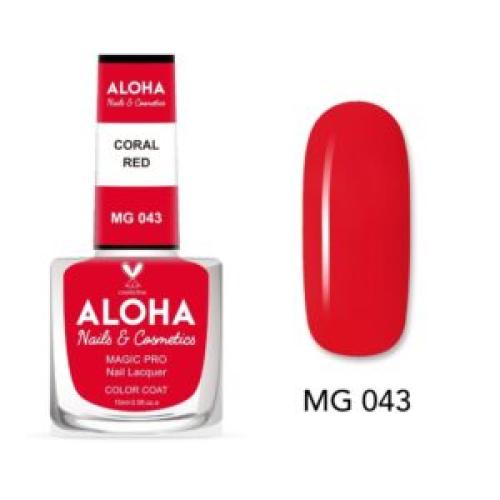 Βερνίκι Νυχιών 10 ημερών με Gel Effect Χωρίς Λάμπα Magic Pro Nail Lacquer 15ml – MG 043 / ALOHA Nails & Cosmetics