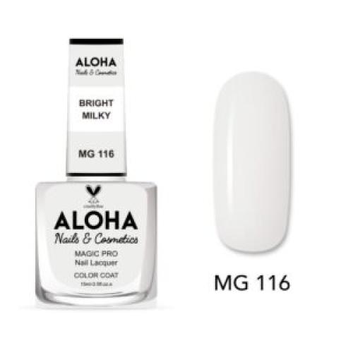 Βερνίκι Νυχιών 10 ημερών με Gel Effect Χωρίς Λάμπα Magic Pro Nail Lacquer 15ml – MG 116 / ALOHA Nails & Cosmetics