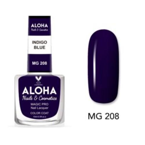 Βερνίκι Νυχιών 10 ημερών με Gel Effect Χωρίς Λάμπα Magic Pro Nail Lacquer 15ml – MG 208 / ALOHA Nails & Cosmetics
