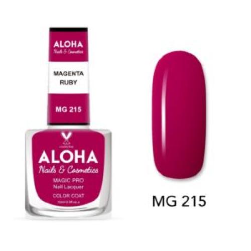 Βερνίκι Νυχιών 10 ημερών με Gel Effect Χωρίς Λάμπα Magic Pro Nail Lacquer 15ml – MG 215 / ALOHA Nails & Cosmetics